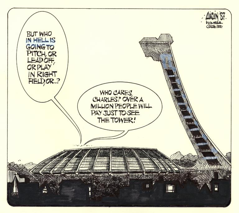 La tour du Stade olympique