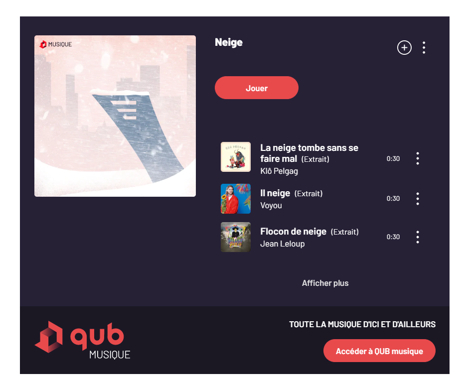 Interface QUB musique