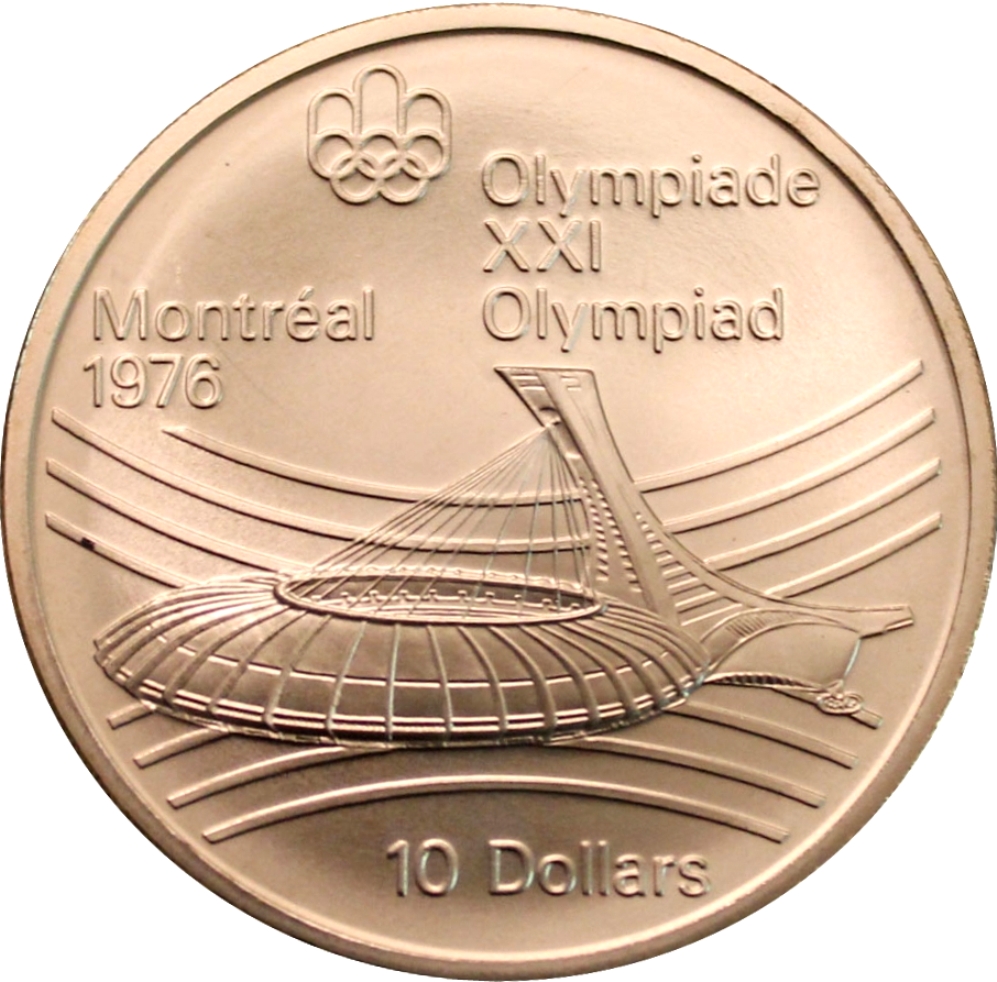 Pièce commémorative – XXIe Jeux olympiques à Montréal (1976)
